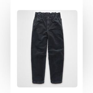 AE stretch super high waisted paper bag barrel pants